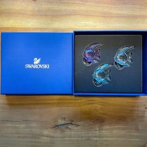 Swarovski (NWOT) crystal Angelfish figurines